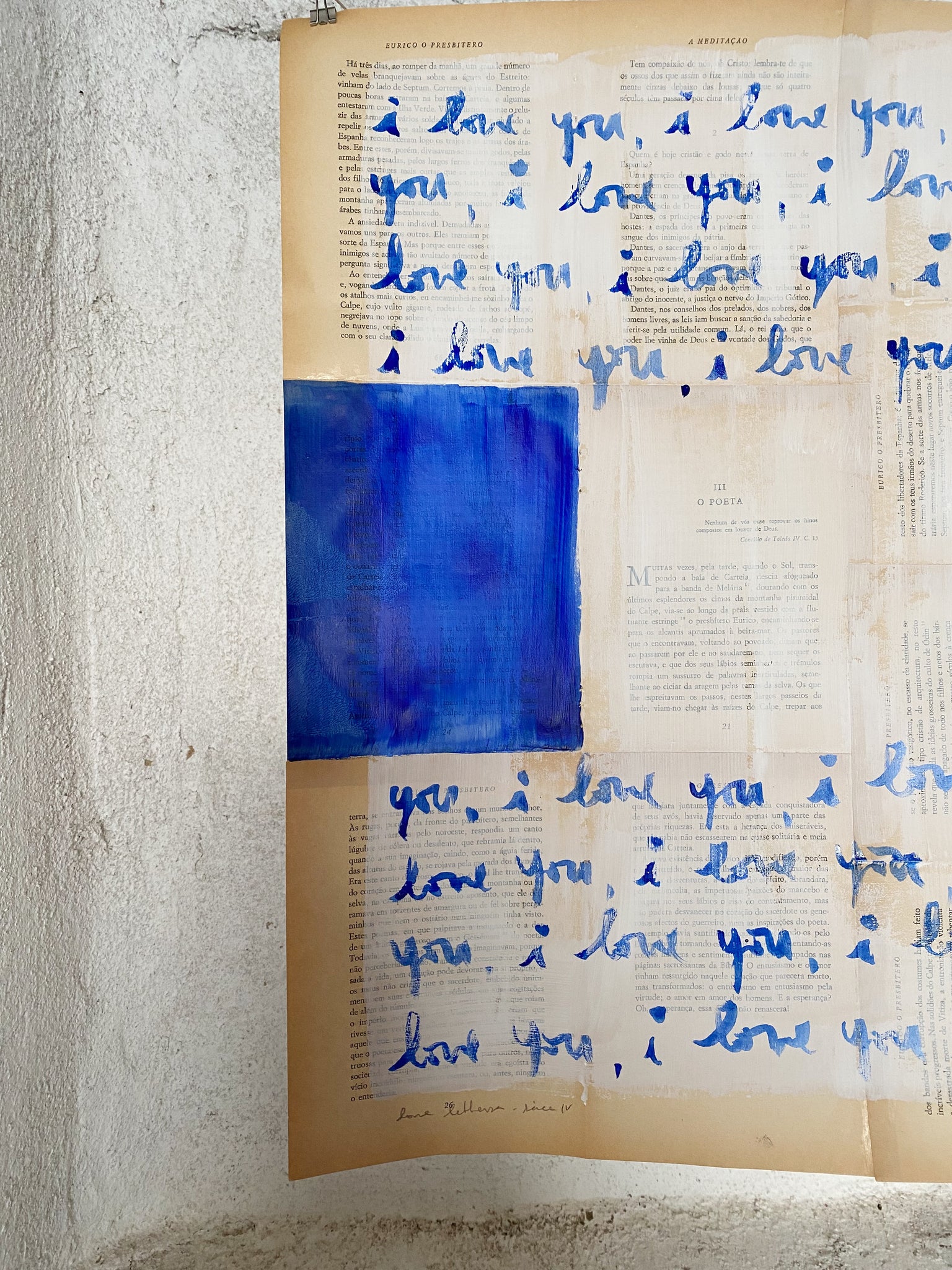 LOVE LETTERS - XMAS EDITION BLUE WORD